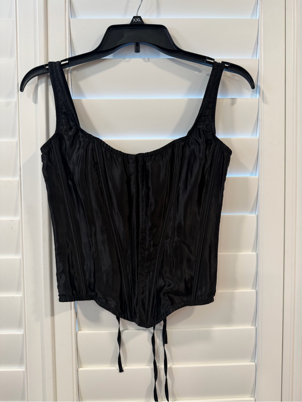 Victoria's Secret Black Satin Corset